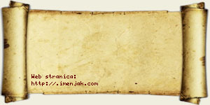 Maja Zobenica vizit kartica